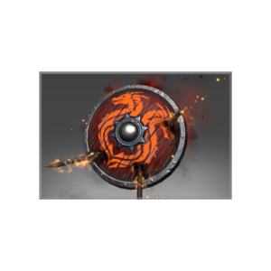 Autographed Burning Shield of the Outland Ravager
