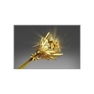 Autographed Golden Staff of Perplex