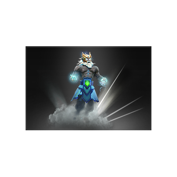 Corrupted Tempest Helm of the Thundergod